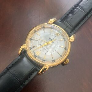 Gold and Black Men's Watch